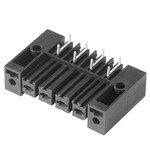 Złącze wtykowe do PCB (przyłącze płytki), 630 V, 56.8 A, Raster w mm: 7.62, Liczba biegunów: 4, Połączenie lutowane THR, skrzynia, BVL 7.62HP/04/270FI 3.5SN BK BX