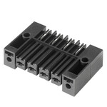 Złącze wtykowe do PCB (przyłącze płytki), 630 V, 56.8 A, Raster w mm: 7.62, Liczba biegunów: 4, Połączenie lutowane THR, skrzynia, BVL 7.62HP/04/90FI 3.5SN BK BX