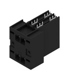 Złącze wtykowe do PCB (przyłącze płytki), 630 V, 47 A, Raster w mm: 7.62, Liczba biegunów: 4, Połączenie lutowane THR, skrzynia, SVD 7.62HP/04/270F 3.2SN BK BX