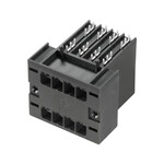 Złącze wtykowe do PCB (przyłącze płytki), 630 V, 47 A, Raster w mm: 7.62, Liczba biegunów: 8, Połączenie lutowane THR, skrzynia, SVD 7.62HP/08/270F 3.2SN BK BX