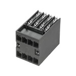 Złącze wtykowe do PCB (przyłącze płytki), 630 V, 47 A, Raster w mm: 7.62, Liczba biegunów: 8, Połączenie lutowane THR, skrzynia, SVD 7.62HP/08/270G 3.2SN BK BX