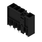 Złącze wtykowe do PCB (przyłącze płytki), 630 V, 57 A, Raster w mm: 7.62, Liczba biegunów: 4, Połączenie lutowane THR, skrzynia, SV 7.62HP/04/180MF4 3.5SN BK BX