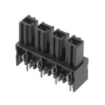 Złącze wtykowe do PCB (przyłącze płytki), 630 V, 76 A, Raster w mm: 10.16, Liczba biegunów: 4, Połączenie lutowane THR, skrzynia, BUL 10.16HP/04/180 4.5AG BK BX SO