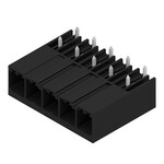 Złącze wtykowe do PCB (przyłącze płytki), 630 V, 57 A, Raster w mm: 7.62, Liczba biegunów: 5, Połączenie lutowane THR, skrzynia, SV 7.62HP/05/270G 3.5SN BK BX