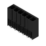 Złącze wtykowe do PCB (przyłącze płytki), 630 V, 57 A, Raster w mm: 7.62, Liczba biegunów: 6, Połączenie lutowane THR, skrzynia, SV 7.62HP/06/180G 3.5SN BK BX