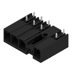 Złącze wtykowe do PCB (przyłącze płytki), 630 V, 57 A, Raster w mm: 7.62, Liczba biegunów: 4, Połączenie lutowane THR, skrzynia, SV 7.62HP/04/270MF4 3.5SN BK BX