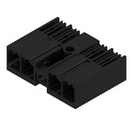 Złącze wtykowe do PCB (przyłącze płytki), 630 V, 57 A, Raster w mm: 7.62, Liczba biegunów: 4, Połączenie lutowane THR, skrzynia, SV 7.62HP/04/90MF3 3.5SN BK BX