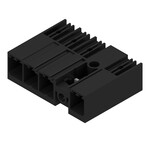 Złącze wtykowe do PCB (przyłącze płytki), 630 V, 57 A, Raster w mm: 7.62, Liczba biegunów: 4, Połączenie lutowane THR, skrzynia, SV 7.62IT/04/90MLF4 3.5SN BK BX