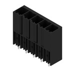 Złącze wtykowe do PCB (przyłącze płytki), 630 V, 57 A, Raster w mm: 7.62, Liczba biegunów: 5, Połączenie lutowane THR, skrzynia, SV 7.62HP/05/180G 3.5SN BK BX