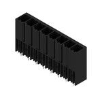 Złącze wtykowe do PCB (przyłącze płytki), 630 V, 57 A, Raster w mm: 7.62, Liczba biegunów: 8, Połączenie lutowane THR, skrzynia, SV 7.62HP/08/180G 3.5SN BK BX