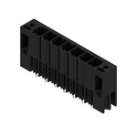 Złącze wtykowe do PCB (przyłącze płytki), 630 V, 57 A, Raster w mm: 7.62, Liczba biegunów: 7, Połączenie lutowane THR, skrzynia, SV 7.62HP/07/180SF 3.5SN BK BX