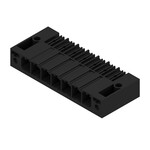 Złącze wtykowe do PCB (przyłącze płytki), 630 V, 57 A, Raster w mm: 7.62, Liczba biegunów: 7, Połączenie lutowane THR, skrzynia, SV 7.62HP/07/90F 3.5SN BK BX