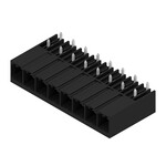 Złącze wtykowe do PCB (przyłącze płytki), 630 V, 57 A, Raster w mm: 7.62, Liczba biegunów: 8, Połączenie lutowane THR, skrzynia, SV 7.62HP/08/270G 3.5SN BK BX
