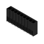 Złącze wtykowe do PCB (przyłącze płytki), 630 V, 57 A, Raster w mm: 7.62, Liczba biegunów: 9, Połączenie lutowane THR, skrzynia, SV 7.62HP/09/180G 3.5SN BK BX