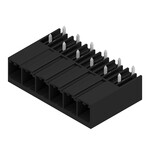 Złącze wtykowe do PCB (przyłącze płytki), 630 V, 57 A, Raster w mm: 7.62, Liczba biegunów: 6, Połączenie lutowane THR, skrzynia, SV 7.62HP/06/270G 3.5SN BK BX