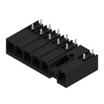 Złącze wtykowe do PCB (przyłącze płytki), 630 V, 57 A, Raster w mm: 7.62, Liczba biegunów: 6, Połączenie lutowane THR, skrzynia, SV 7.62HP/06/270MF6 3.5SN BK BX