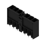 Złącze wtykowe do PCB (przyłącze płytki), 630 V, 57 A, Raster w mm: 7.62, Liczba biegunów: 6, Połączenie lutowane THR, skrzynia, SV 7.62HP/06/180MF4 3.5SN BK BX