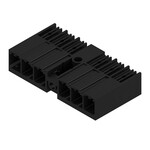 Złącze wtykowe do PCB (przyłącze płytki), 630 V, 57 A, Raster w mm: 7.62, Liczba biegunów: 6, Połączenie lutowane THR, skrzynia, SV 7.62HP/06/90MF4 3.5SN BK BX