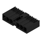 Złącze wtykowe do PCB (przyłącze płytki), 630 V, 57 A, Raster w mm: 7.62, Liczba biegunów: 6, Połączenie lutowane THR, skrzynia, SV 7.62HP/06/90MSF4 3.5SN BK BX