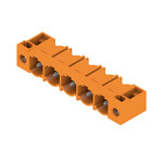Złącze wtykowe do PCB (przyłącze płytki), 500 V, 29 A, Raster w mm: 7.62, Liczba biegunów: 5, Połączenie lutowane THR, skrzynia, SL 7.62HP/05/90F 3.2 SN OR BX