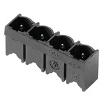 Złącze wtykowe do PCB (przyłącze płytki), 500 V, 29 A, Raster w mm: 7.62, Liczba biegunów: 4, Połączenie lutowane THR, skrzynia, SL 7.62HP/04/180G 3.2SN BK BX
