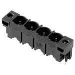 Złącze wtykowe do PCB (przyłącze płytki), 500 V, 29 A, Raster w mm: 7.62, Liczba biegunów: 4, Połączenie lutowane THR, skrzynia, SL 7.62HP/04/180LF 3.2 SN BK BX