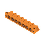 Złącze wtykowe do PCB (przyłącze płytki), 500 V, 29 A, Raster w mm: 7.62, Liczba biegunów: 7, Połączenie lutowane THR, skrzynia, SL 7.62HP/07/90LF 3.2 SN OR BX