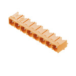 Złącze wtykowe do PCB (przyłącze płytki), 500 V, 29 A, Raster w mm: 7.62, Liczba biegunów: 8, Połączenie lutowane THR, skrzynia, SL 7.62HP/08/90G 3.2SN OR BX