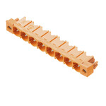 Złącze wtykowe do PCB (przyłącze płytki), 500 V, 29 A, Raster w mm: 7.62, Liczba biegunów: 8, Połączenie lutowane THR, skrzynia, SL 7.62HP/08/90LF 3.2 SN OR BX