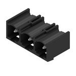 Złącze wtykowe do PCB (przyłącze płytki), 500 V, 27.5 A, Raster w mm: 7.62, Liczba biegunów: 3, Połączenie lutowane THR, skrzynia, SL 7.62HP/03/270G 3.2SN BK BX