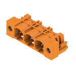Złącze wtykowe do PCB (przyłącze płytki), 500 V, 27.5 A, Raster w mm: 7.62, Liczba biegunów: 3, Połączenie lutowane THR, skrzynia, SL 7.62HP/03/270LF 3.2SN OR BX