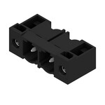 Złącze wtykowe do PCB (przyłącze płytki), 500 V, 29 A, Raster w mm: 7.62, Liczba biegunów: 2, Połączenie lutowane THR, skrzynia, SL 7.62HP/02/90F 3.2 SN BK BX