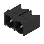 Złącze wtykowe do PCB (przyłącze płytki), 500 V, 29 A, Raster w mm: 7.62, Liczba biegunów: 2, Połączenie lutowane THR, skrzynia, SL 7.62HP/02/90G 3.2SN BK BX