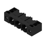 Złącze wtykowe do PCB (przyłącze płytki), 500 V, 29 A, Raster w mm: 7.62, Liczba biegunów: 3, Połączenie lutowane THR, skrzynia, SL 7.62HP/03/90F 3.2 SN BK BX