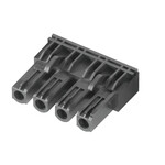 Złącze wtykowe do PCB (przyłącze płytki), 630 V, 24 A, Raster w mm: 7.62, Liczba biegunów: 4, Połączenie lutowane THR, skrzynia, BLL 7.62HP/04/90 3.2SN BK BX