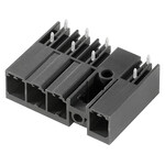 Złącze wtykowe do PCB (przyłącze płytki), 630 V, 41 A, Raster w mm: 7.62, Liczba biegunów: 4, Połączenie lutowane THR, skrzynia, SV 7.62IT/04/270MF4 3.5SN BK BX