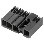 Złącze wtykowe do PCB (przyłącze płytki), 630 V, 41 A, Raster w mm: 7.62, Liczba biegunów: 4, Połączenie lutowane THR, skrzynia, SV 7.62IT/04/90MF4 3.5SN BK BX