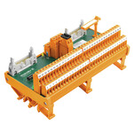 Moduł interfejsu z relais LL2N 508 mm złącze śrubowe 2 x złącze wtykowe zgodnie z IEC60603-13 / DIN41651 wtyk 2x20 pin 2-drutowe wskaźnik stanu RS 32IO 2W L H S