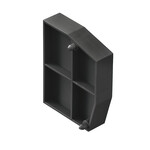 Płytka końcowa i dzieląca styków czarny Wysokość: 31 mm Szerokość: 5.5 mm V-0 Wemid DP WGK 10 BK BX
