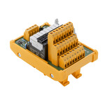 Moduł interfejsu z relais RSS LL3R 5.08 mm złącze śrubowe Złącze wtykowe zgodne z IEC60603-13 / DIN41651 LL 508 mm Wtyczka 20-biegunowa 24 V D RSMS-8H 24V+ 1CO S
