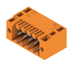 Złącze wtykowe do PCB (przyłącze płytki) 125 V 10 A Raster w mm: 3.50 Liczba biegunów: 10 Połączenie lutowane THR skrzynia S2L 3.50/10/90F 3.5SN OR BX
