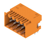 Złącze wtykowe do PCB (przyłącze płytki) 125 V 10 A Raster w mm: 3.50 Liczba biegunów: 10 Połączenie lutowane THR skrzynia S2L 3.50/10/90G 3.5SN OR BX