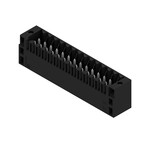 Złącze wtykowe do PCB (przyłącze płytki) 125 V 10 A Raster w mm: 3.50 Liczba biegunów: 28 Połączenie lutowane THR skrzynia S2L 3.50/28/180F 3.5SN BK BX