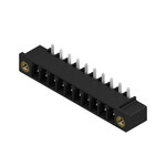 Złącze wtykowe do PCB (przyłącze płytki) 160 V 17.5 A Raster w mm: 3.81 Liczba biegunów: 10 Połączenie lutowane THT/THR skrzynia SC-SMT 3.81/10/270F 3.2SN BK BX