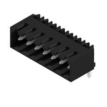 Złącze wtykowe do PCB (przyłącze płytki) 160 V 17 A Raster w mm: 3.50 Liczba biegunów: 7 Połączenie lutowane THR skrzynia SL 3.50/07/90G 4.5SN BK BX