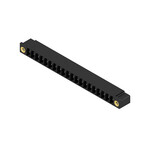 Złącze wtykowe do PCB (przyłącze płytki) 160 V 17.5 A Raster w mm: 3.81 Liczba biegunów: 20 Połączenie lutowane THR skrzynia SC 3.81/20/90F 3.2SN BK BX