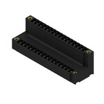 Złącze wtykowe do PCB (przyłącze płytki) 160 V 17.5 A Raster w mm: 3.81 Liczba biegunów: 32 Połączenie lutowane THR skrzynia SCDV 3.81/32/180F 3.2SN BK BX