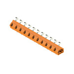 Zacisk płytki drukowanej, 1000 V, 24 A, Raster w mm: 10.00, 2.5 mm2, Liczba biegunów: 11, Złącze sprężynowe z aktuatorem, Połączenie lutowane THR, 135, LMZFL 10/11/135 3.5OR