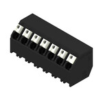Zacisk płytki drukowanej, 320 V, 17.5 A, Raster w mm: 5.08, 1.5 mm2, Liczba biegunów: 7, PUSH IN z aktuatorem, Połączenie lutowane THT/THR, 135°, Tube, LSF-SMT 5.08/07/135 1.5SN BK TU