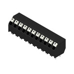 Zacisk płytki drukowanej, 320 V, 17.5 A, Raster w mm: 5.08, 1.5 mm2, Liczba biegunów: 11, PUSH IN z aktuatorem, Połączenie lutowane THT/THR, 135°, Tub, LSF-SMT 5.08/11/135 3.5SN BK TU